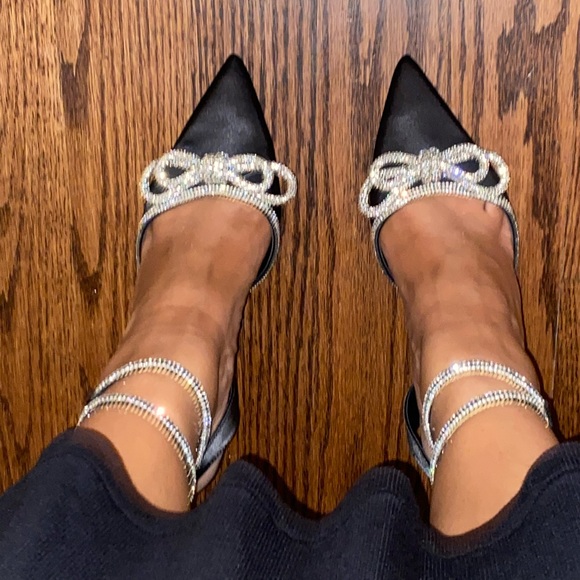 Call It Spring Shoes - COPY - Diamond Bow-Tie Heels